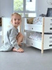 Drewniane łóżko piętrowe dla lalek 2w1 Little Button 11811-Small Foot, zabawki dla dziewczynek