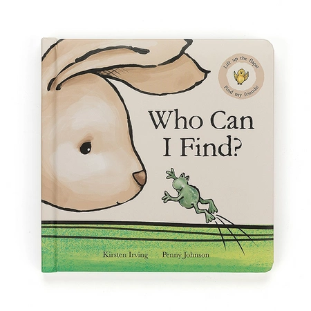 JellyCat - „Who Can I Find” Książeczka dla Dzieci