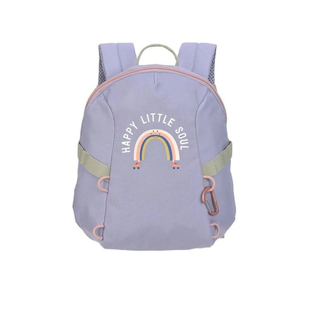 Lassig Plecak mini Tiny Outdoor Rainbow pastel lilac