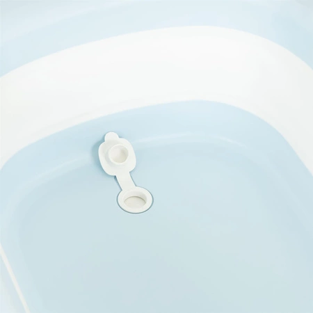 Wanienka dla dzieci wanna turstyczna składana odpływ niebieska