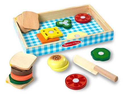 Drewniany zestaw do robienia kanapek Melissa and Doug 10513 śniadanie