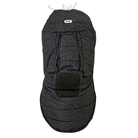 Lodger Wodoodporny zimowy śpiworek do wózka grafitowy Taslon Pigeon