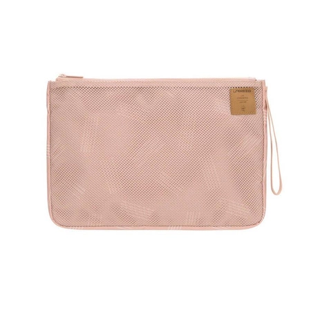 Lassig Casual Label Organizer podróżny z matą do przewijania Soft Stripes rose