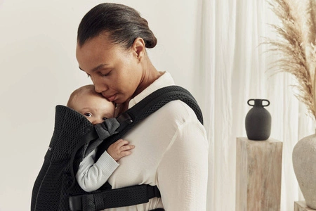 BABYBJORN - nosidełko Harmony 3D Mesh, Czarny