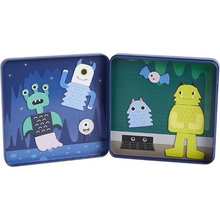 Petit Collage Układanka Magnetyczna Potworki