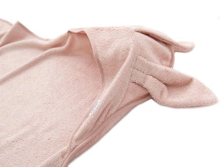 Ręcznik bambusowy z kapturkiem Różowy 100x100 BAMBOOM