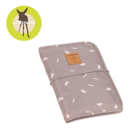 Lassig Casual Label Przewijak podróżny z etui na akcesoria Blocks taupe