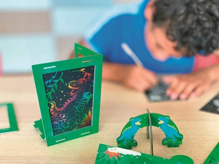 Box Candiy, zestaw kreatywny zdrapka Lampion DINO