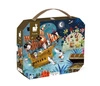 Puzzle w walizce Wyprawa po skarb 36 elementów 4+ Made in France, Janod