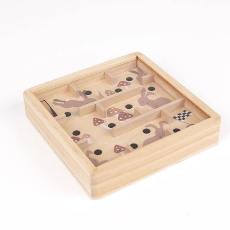 Gra drewniana, mini labirynt z kulką | Egmont Toys®