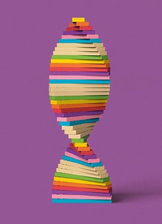 Kreatywne klocki konstrukcyjne kolorowy Big Box Bioblo 340 elementów