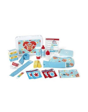 Zestaw do udzielania pierwszej pomocy z apteczką Get Well First Aid 40601-Melissa & Doug, mały lekarz