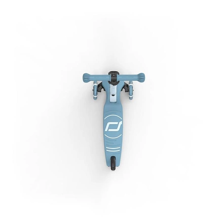 SCOOTANDRIDE Highwaykick 3S Hulajnoga z systemem sterowania 2w1 i kółkami LED składana 3+ Steel