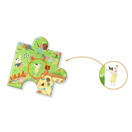 Puzzle obserwacja OGRÓD MAŁYCH PRZYJACIÓŁ DJ07596