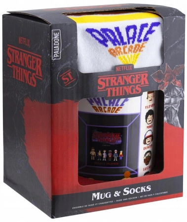 Zestaw prezentowy Stranger Things: kubek plus skarpetki
