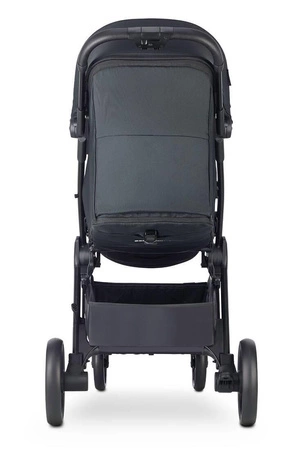 Easywalker Jackey² XL Komfortowy, samoskładający się wózek spacerowy z torbą transportową i osłoną przeciwdeszczową Midnight Black