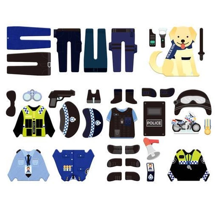 mierEdu Układanka magnetyczna - Policjant ME086