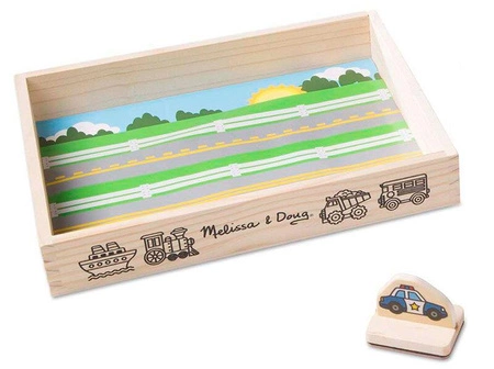 Stempelki Mój pierwszy drewniany zestaw pieczątek Pojazdy Melissa and Doug 12391-MD