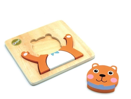 Oops Układanka Puzzle 3D Miś 12m+