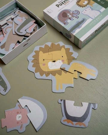 Little Dutch Puzzle Zoo 6 elementów FSC LD4899