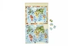 Scratch, 2 w 1 Puzzle magnetyczne i gra obserwacyjna - Mapa świata 80 el.