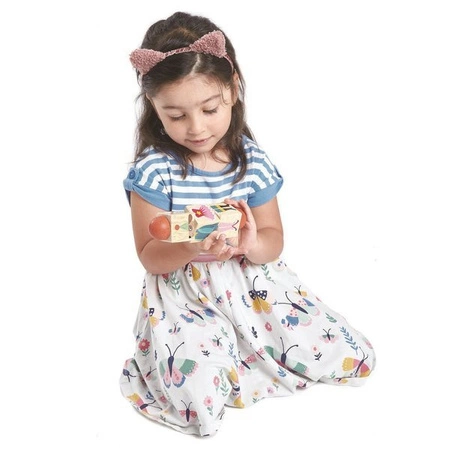 Drewniana układanka, twist - Akrobaci, Tender Leaf Toys