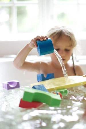 Zabawka do kąpieli BathBlocks - Wodny kulodrom 15 el.