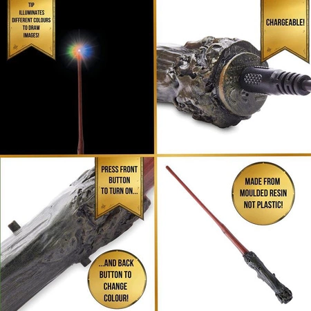 Różdżka Harry Potter Deluxe Lumos - Harry - 35 cm