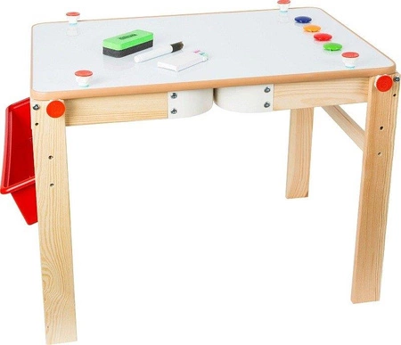 Drewniana tablica dwustronna Moje małe dzieło, 11220- Small foot, tablice edukacyjne