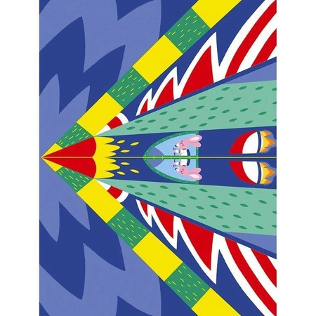 Zestaw kreatywny Papierowe samoloty z wyrzutnią 6+, Janod