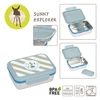 Lassig Lunchbox ze stali nierdzewnej Sunny Explorer green/blue