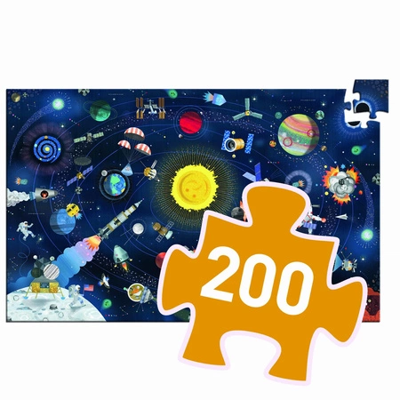 Puzzle KOSMOS 200 el. z książeczką DJ07413