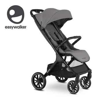 Easywalker Jackey XL Przestronny, samoskładający się wózek spacerowy z kołami XL Marble Grey