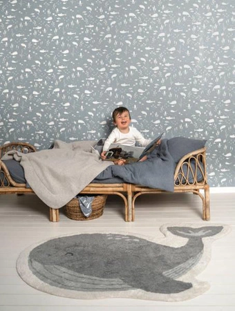 Little Dutch Dywan Wieloryb 90 x 140 cm RU10310640