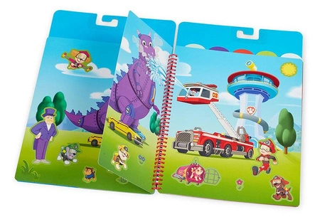 Naklejki wielorazowe Psi Patrol Restickable Stickers Flip-Flap Pad – Ultimate Rescue Melissa & Doug 33255