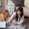 MODU Curiosity kit 4in1 - Kreatywne klocki rozwijające motorykę dużą, niebieski