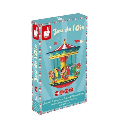 Gra wyścig Gąski na karuzeli Carrousel, Janod