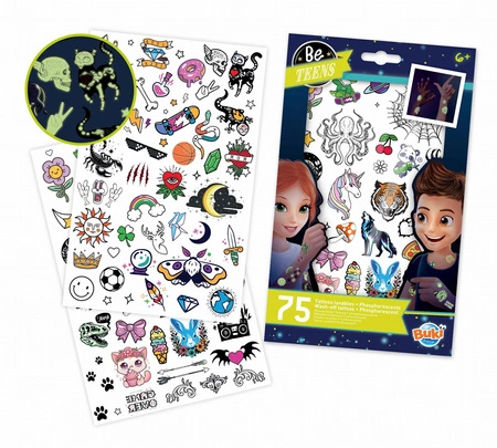 Tatuaże fosforyzujące 75 sztuk TA008