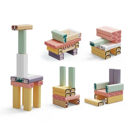 Jakie to zwierzę? Układanie wieży Gra zręcznościowa 36 mies.+ TOPBRIGHT