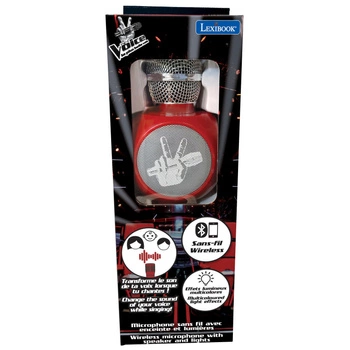 Mikrofon do karaoke The Voice Bluetooth z głośnikiem Lexibook MIC260TV
