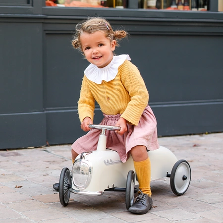 Baghera Jeździk Roadster Ivory White 601