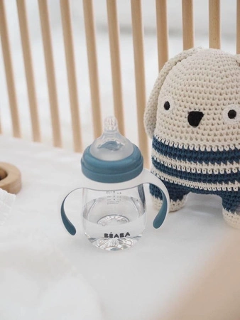 Beaba Butelka treningowa 2 w 1 tritanowa 210 ml windy blue