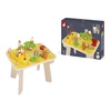 Janod Wielofunkcyjny stolik edukacyjny drewniany Farma 12m+