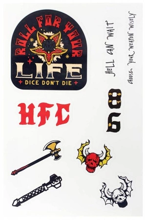 zestaw naklejek Stranger Things 4 (39 szt)