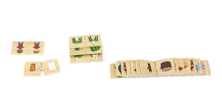 VIGA Drewniana Układanka Puzzle Przeciwieństwa