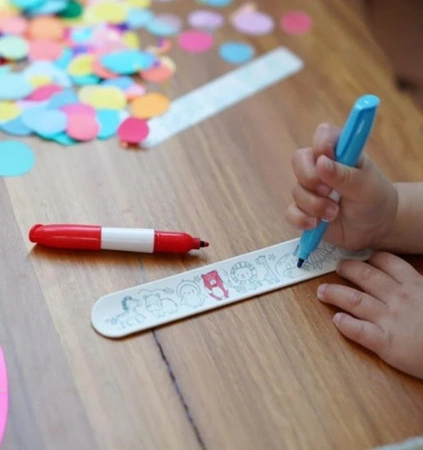 HeyDoodle Bransoletka Samozaciskowa do Kolorowania Zwierzęta