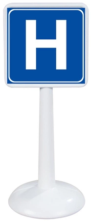 WOOPIE Zestaw Edukacyjny Mini Znaków Drogowych 16 el. + Samochodzik