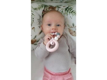 Gryzak z dzwoneczkiem 4ever pink