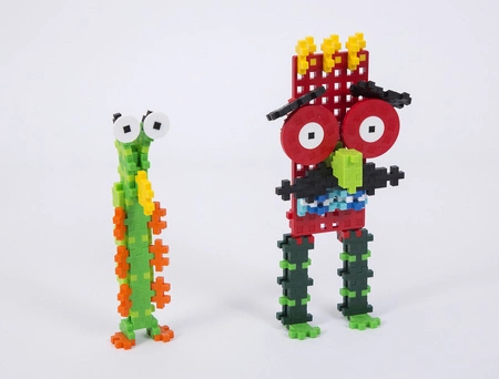 Plus-Plus, Mini Mix 240 szt. Stworki i Potworki - Learn to build