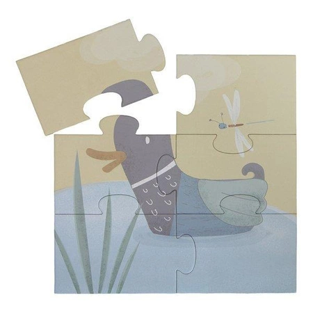 Little Dutch Puzzle 4 rodzaje zwierzątek Little Goose LD4754